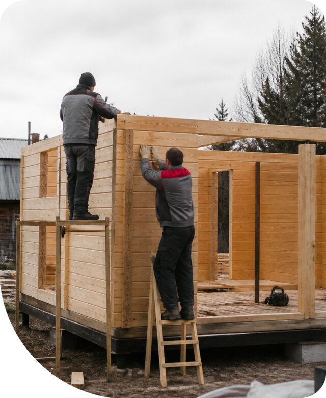 Строительство построек из бруса под ключ в Богородицке недорого