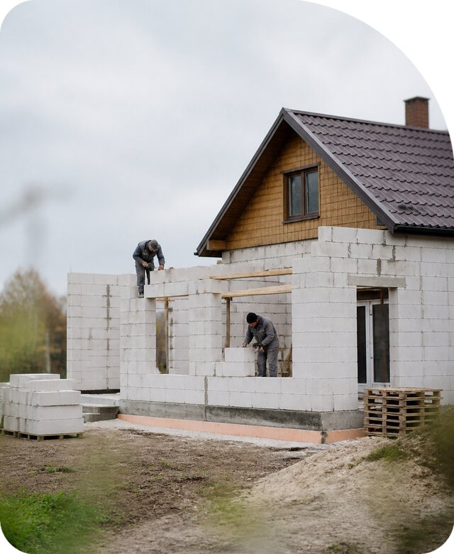 Пристройка из пеноблоков в Богородицке под ключ от 37401 р. | РадиДОМА-Бгд