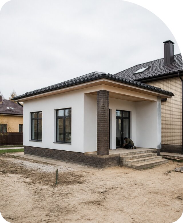 Строительство одноэтажной пристройки в Богородицке от 480870 р. | РадиДОМА-Бгд
